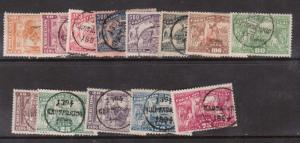 Azores #65 - #77 Used Rare Set