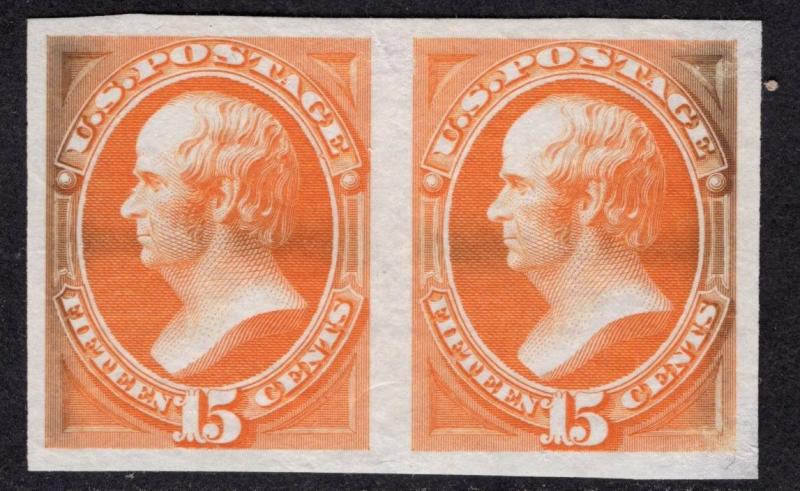 $US SC#152p3 Unused Pair GEM Plate Proof on India Paper, CV $60.00