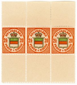 (I.B) Heligoland Postal : Definitive Shield 20pf (SG 15)