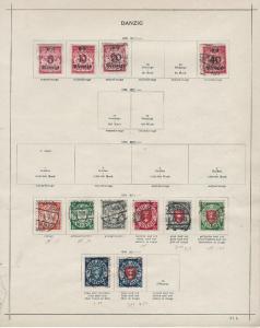 Danzig  Mounted album pages [m/u]