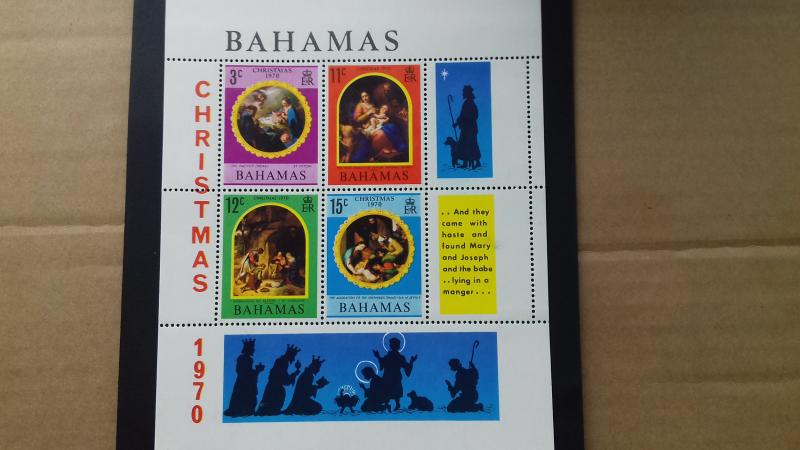 Bahamas 1970 Christmas Issues Mint