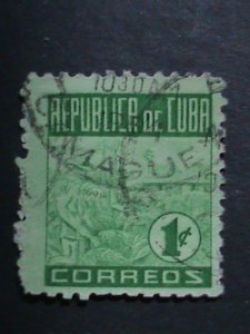 ​CUBA-VERY OLD CUBA CIGARS FACTORY STAMPS USED- VF WE SHIP TO WORLD WIDE.