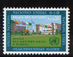 United Nations Geneva  #4   1969 MNH  30 c