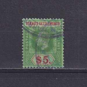 STRAITS SETTLEMENTS 1912, SG# 212, CV £55, Wmk Mult Crown CA, KGV, Used