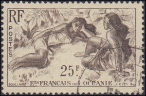 French Polynesia #178, Incomplete Set, High Value, 1948, Used