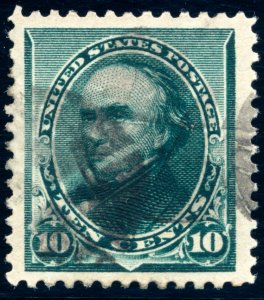 US 226 10c 1890 Daniel Webster PF grade 85 used