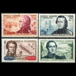 NEW CALEDONIA 1953 - Scott# 296-9 Adm.Bruni Set of 4 LH