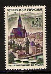 France #1004 St. Theobald's Church, Thann 1961, H Cat. $.65