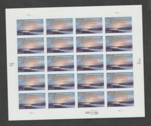 U.S. Scott #4121 Oklahoma Statehood Stamps - Mint NH Sheet - LR Plate