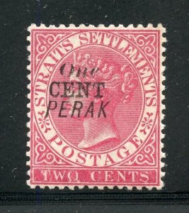 STRAITS SETTLEMENTS SCOTT #21 MINT HINGED AS SHOWN RNZ+