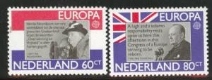 Netherlands Scott 605-606 MNH** 1980 Europa set