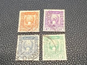 Syria 315-318 used