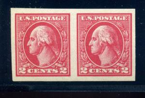 Scott #533 Imperf Offset Mint Pair of 2 Stamps NH (Stock #533-145)