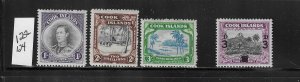 COOK ISLANDS SCOTT #115/122-24 1944-46 HIGH VALUES WMK 253 - MINT NEVER HINGED