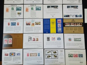 US 1970-1979 USPS Souvenir Cards Some with Cancels Mixed Lot of 29