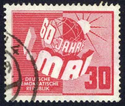 German Democratic Republic Sc# 53 Used 1950 Labor Day 60th