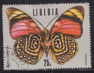Liberia 687 Tropical Butterflies 1974