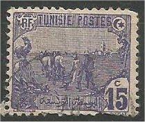 TUNISIA, 1906, used 15c, Plowing Scott 36