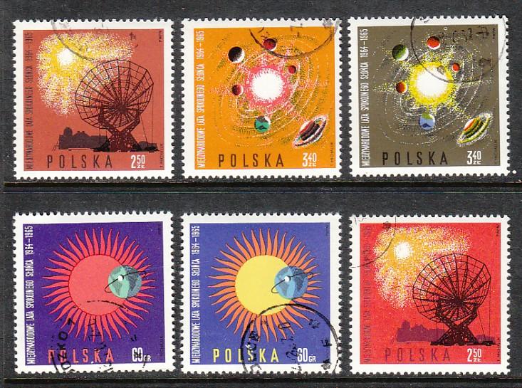 Poland Space 1343-1345a CTO  VF