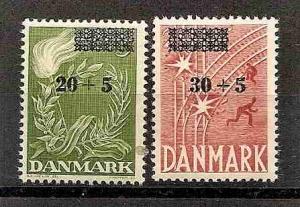 DENMARK B 22-23 MINT OG 1955 Liberty Fund