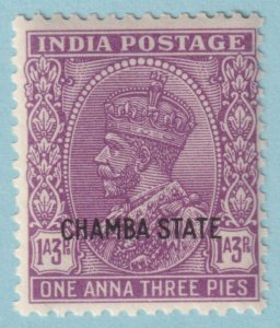 INDIA - CHAMBA STATE 63  MINT NEVER HINGED OG ** NO FAULTS VERY FINE! - GRP