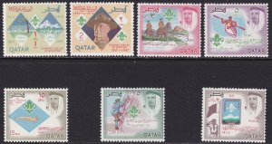 1967 QATAR, SG n. 215/221 set of 7  MNH/**