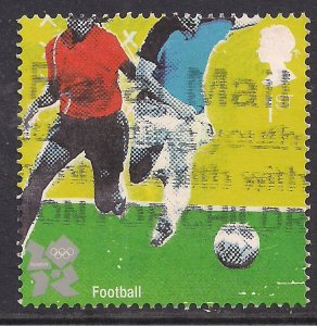 GB 2010 QE2 1st Olympic & Paralympics London Football used SG 3104 ( E1432 )