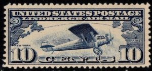 1927 US Scott #- C10 10 Cent Lindbergh's Spirit of St. Louis...