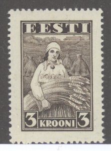 Estonia, Sc #116, Unused, Hinged