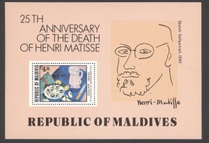 1979 Maldive Islands Scott #810 Henri Matisse S/S MNH