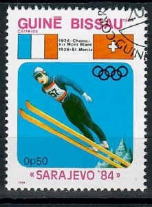 Guinea-Bissau 529 Olympic Ski Jump used single