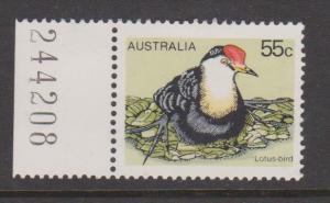 Australia 1978 Birds Lotus Bird Sc# 686 MNH Plate Single