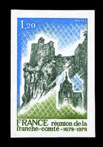 France, 1950-Present #1615 (YT 2015) Cat€15, 1978 Fortress, Besacon and Col...