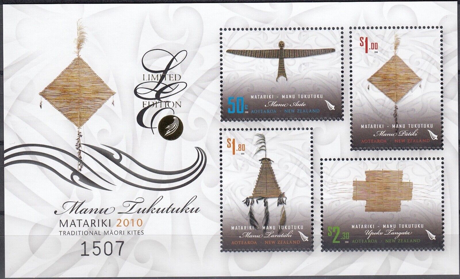 New Zealand Matariki Limited Edition Miniature Sheet Mnh Australia Oceania New