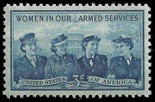 # 1013 MINT NEVER HINGED SERVICE WOMEN VF+