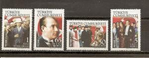 Turkey O262-265 MNH