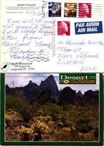 United States, Florida, Picture Postcards, Modern Definitives, Foreign Destin...