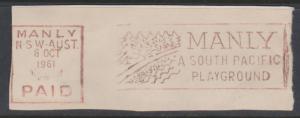 Australia 1961 Manly Metered Postage - Slogan Cancel