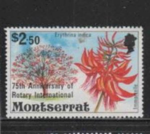 MONTSERRAT #420 1980 OVERPRING ROTARY INTL MINT VF NH O.G