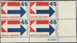 E22 MNH Plate Block