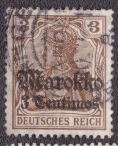 Germany Offices in Morocco - 45 1911 Used