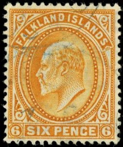 Falkland Island  Scott # 26 (SG 47) Used