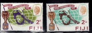 FIJI Scott 219-220 MNH** World Cup soccer set