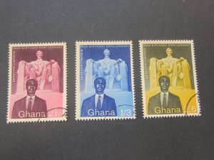 Ghana 1959 Sc 39-41 set FU