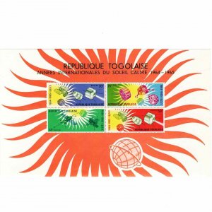 Togo 1964 Sc 505a Year of the Quiet Sun Souvenir Mini-sheet MNH