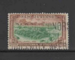 NEW ZEALAND #270 1948 2p CROMWELL UTAGO F-VF USED