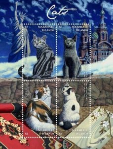Marshall Islands 2018 - Japanese Bobtail Cats - Sheet of 4 - Scott #1182 MNH