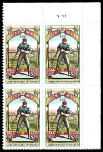 PCBstamps   US #4341 PB $1.68(4x42c)Take Me Out/Ballgame, MNH, (PB-2a)