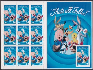 3535 That's All Folks! No Die Cut MNH