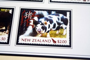 COLOR PRINTED NEW ZEALAND 2005-2010 STAMP ALBUM PAGES (80 illustrated pages)